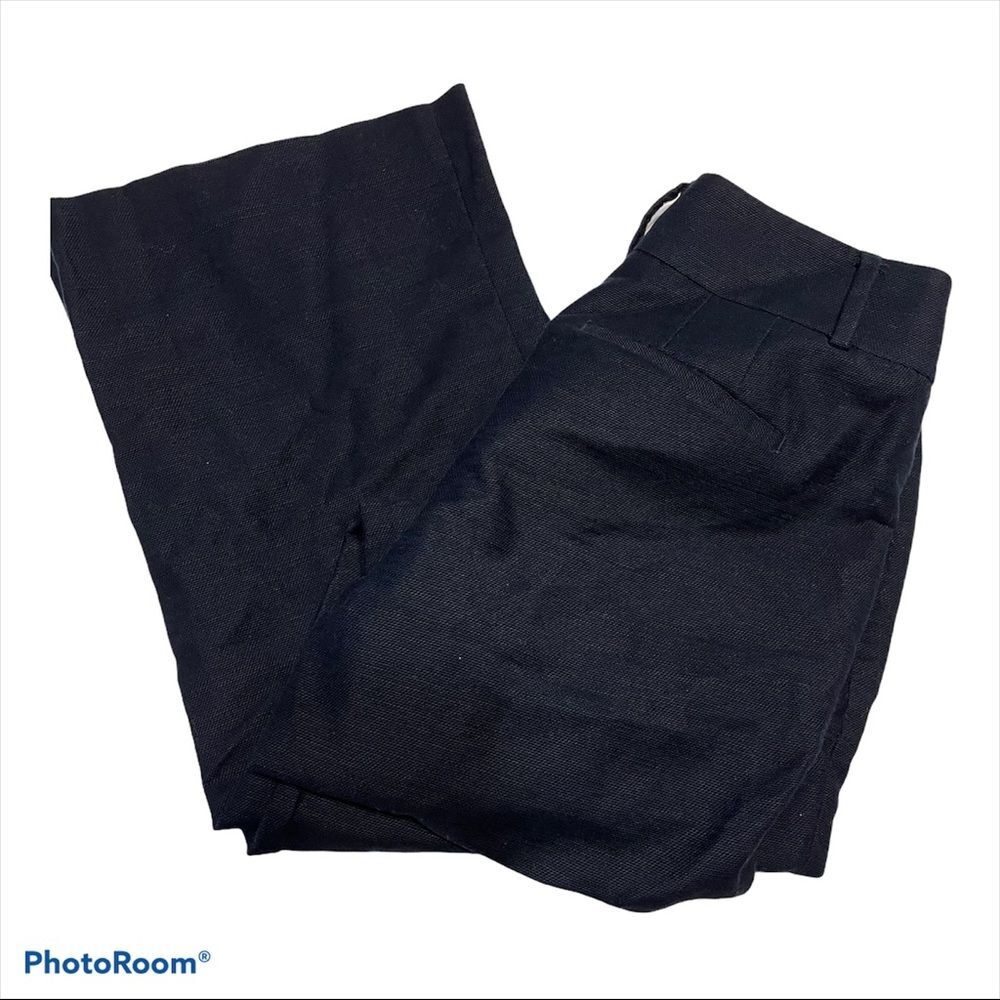 Loft Womens Sz 0 Marisa Trouser Pants Navy Blue